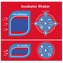 LOM-7450-L Agitador incubador apilable con controlador de luz