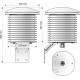 COMETEO Escudo de Radiación Profesional Multiplaca para Sensores Meteorológicos