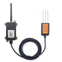 Sensor LoRaWAN de Umidade e CE do Solo para IoT Agrícola